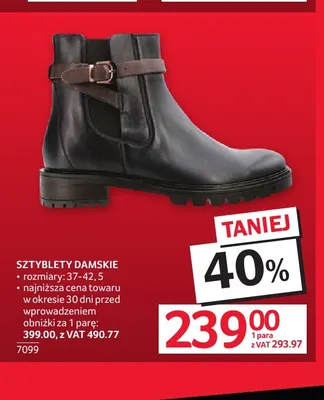Sztyblety damskie promocja w Selgros