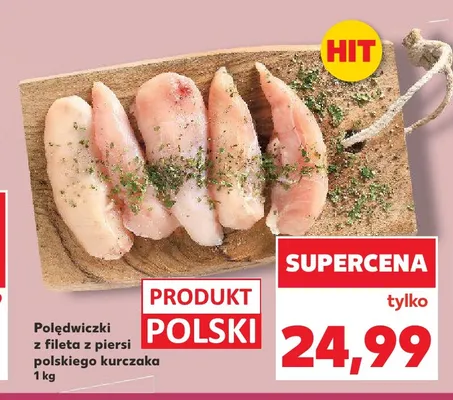 Polędwiczki z fileta z piersi polskiego kurczaka promocja w Kaufland