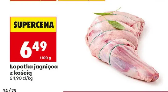 Łopatka jagnięca z kością promocja w Biedronka