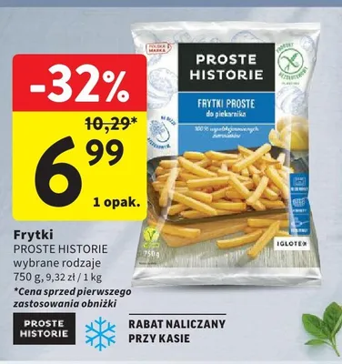 Frytka PROSTE HISTORIE promocja w Intermarche