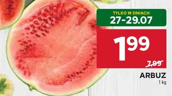Arbuz promocja w Stokrotka