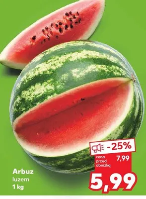 Arbuz luzem promocja w Kaufland