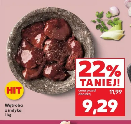 Wątroba z indyka promocja w Kaufland