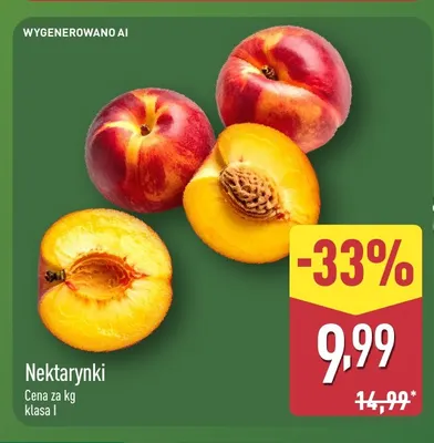 Nektarynki promocja w Aldi