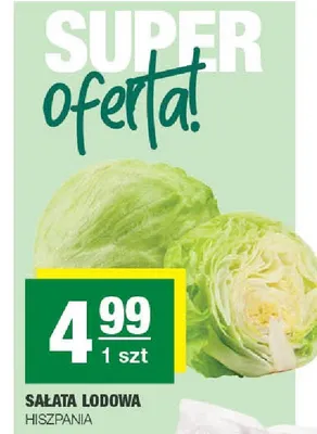 Sałata lodowa promocja w SPAR
