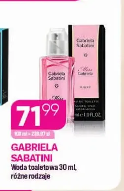 Woda toaletowa Gabriela Sabatini promocja w Drogerie Koliber