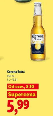 Piwo Corona Extra promocja w Lidl