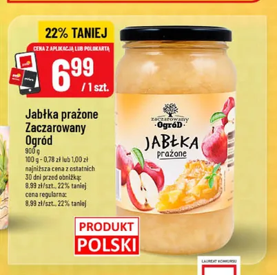 Jabłka prażone Zaczarowany Ogród promocja w POLOmarket