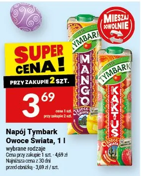 Napój Tymbark Owoce Świata promocja w Twój Market