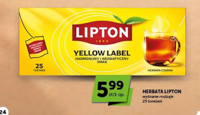 Herbata Lipton promocja w Groszek