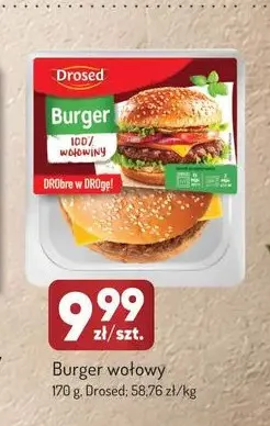 Burger wołowy Drosed promocja w Avita
