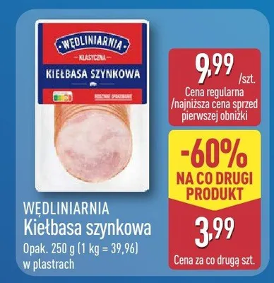 Kiełbasa drobiowa promocja w Aldi