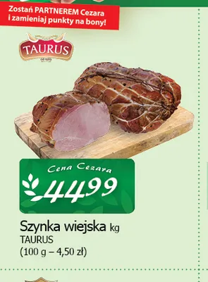 Szynka wiejska promocja w CEZAR Delikatesy