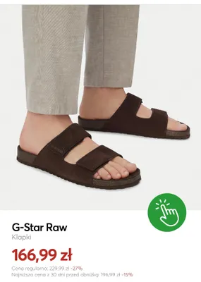Klapki G-Star Raw promocja w eobuwie.pl