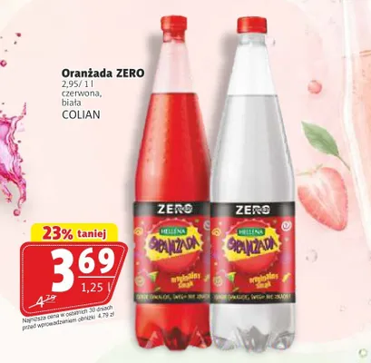 Oranżada ZERO biała Hellena promocja w Prim Market