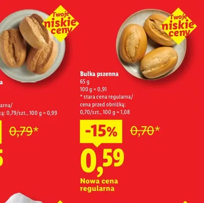 Bułka pszenna promocja w Lidl