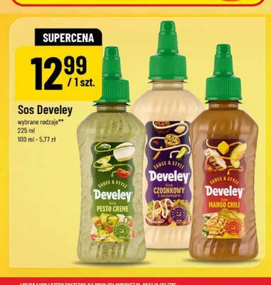 Sos Czosnkowy Develey promocja w POLOmarket