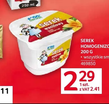 Serek homogenizowany Rolmlecz promocja w Selgros