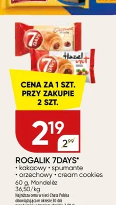 Rogalik 7Days promocja w Chata Polska