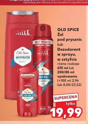 Żel pod prysznic Old Spice Whitewater 675ml promocja w Kaufland