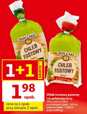 Chleb tostowy pszenny lub pszenny promocja w Auchan