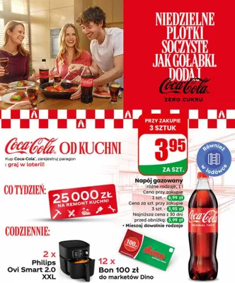Napój gazowany różne rodzaje promocja w Dino