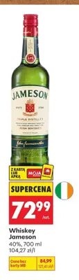 Whiskey Jameson promocja w Biedronka