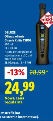 Oliwa z oliwek Chania Kritis CHOG 500 ml promocja w Lidl