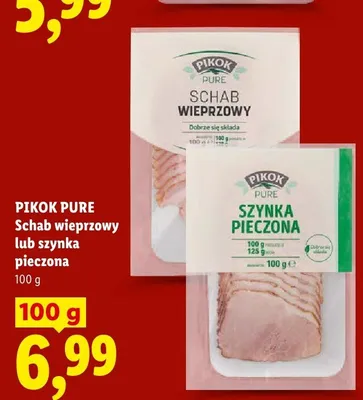 Szynka pieczona Pikok Pure promocja w Lidl