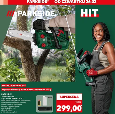Spalinowa piła ogrodnicza PBBPS 25 A2 promocja w Kaufland