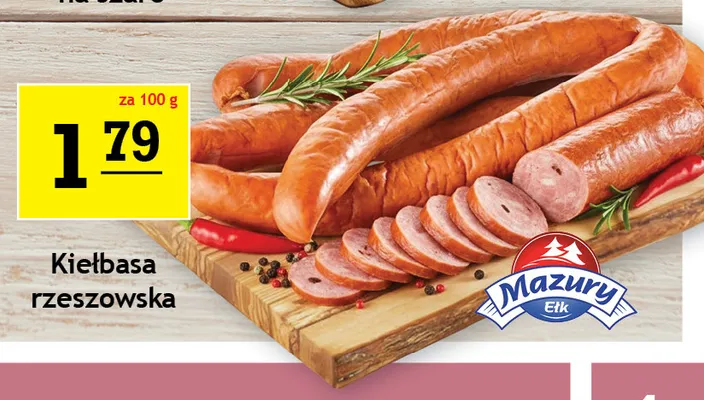 Kiełbasa rzeszowska promocja w Gram Market