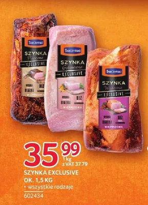 Szynka Wędzona Exclusive Tarczyński promocja w Selgros