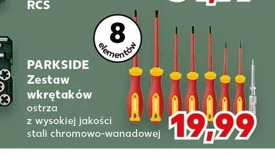 Zestaw wkrętaków Parkside promocja w Kaufland