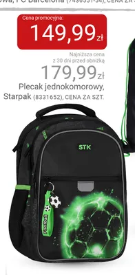 Plecak jednokomorowy Starpak promocja w Smyk