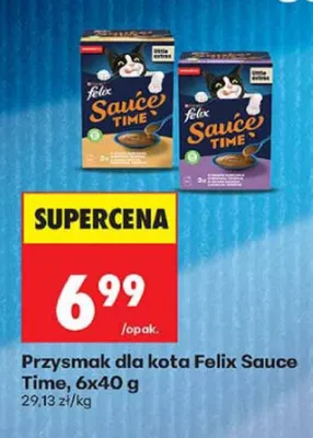 Przysmak dla kota Felix Sauce Time 6-pak 40 g promocja w Biedronka