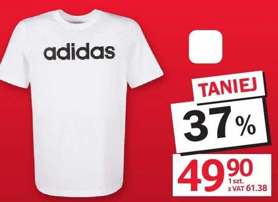 T-shirt T-SHIRT MĘSKI ADIDAS promocja w Selgros