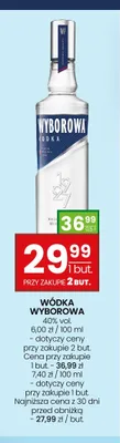 Wódka Wyborowa promocja w Twój Market