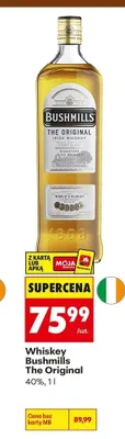 Whiskey Bushmills The Original 40% promocja w Biedronka