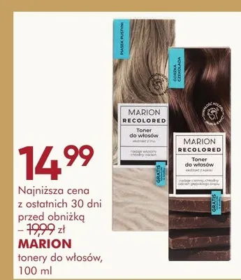 Tonery do włosów promocja w Super-Pharm