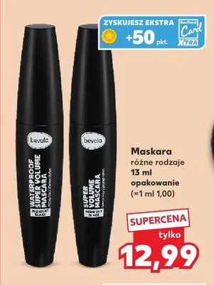 Maskara wodoodporna Bevola Super Volume Midnight Black promocja w Kaufland