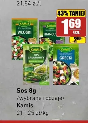 Sos sałatkowy grecki Kamis promocja w API Market