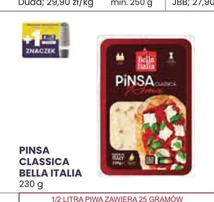 Pinsa Classica Bella Italia promocja w Stokrotka