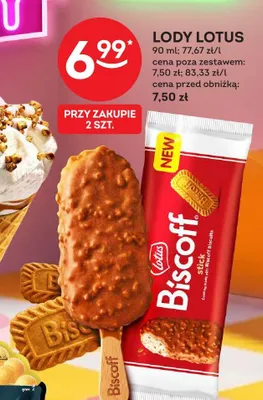 Lody Lotus Biscoff promocja w Żabka