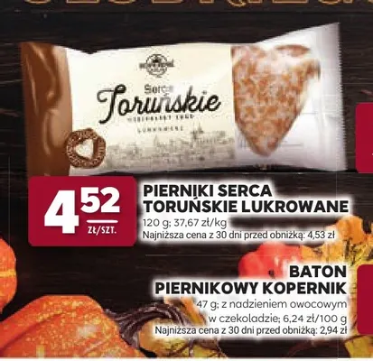 Pierniki Serca Toruńskie lukrowane Kopernik promocja w Stokrotka