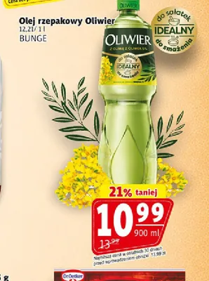 Olej rzepakowy Oliwier promocja w Prim Market