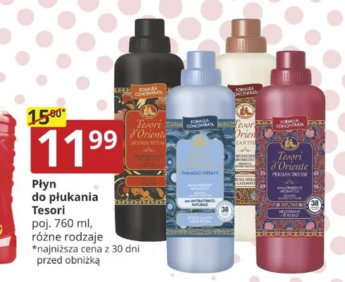 Płyn do płukania Tesori d'Oriente promocja w Prymus AGD