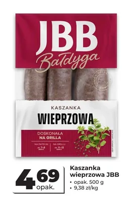 Kaszanka wieprzowa JBB Bałdyga promocja w Odido