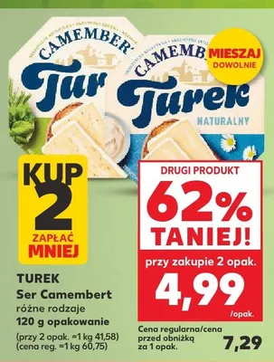 Ser camembert różne rodzaje promocja w Kaufland