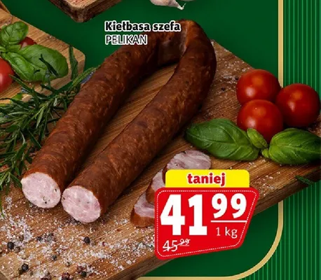 Kiełbasa szefa PELIKAN promocja w Prim Market