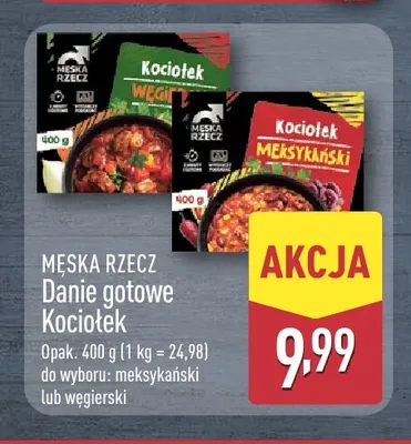 Danie gotowe Kociołek węgierski Męska Rzecz promocja w Aldi